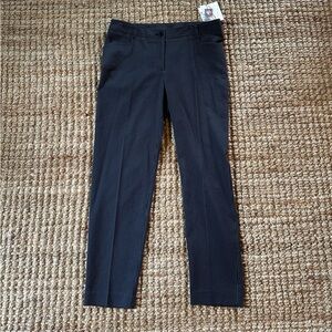 NWT Anne Klein Black and Gray‎ Striped Pants